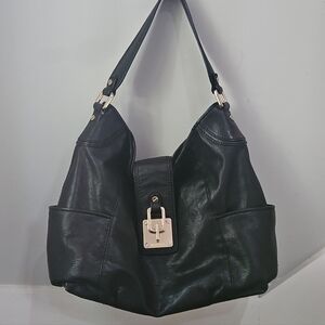 Michael Kors Slouch Elegant‎ Black Leather Women's Bag.